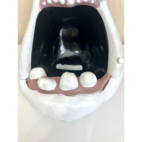 Rare Gemmy Big Mouth Ghost Halloween Animated Talking Candy Bowl Motion Sensor - Picture 7 of 12